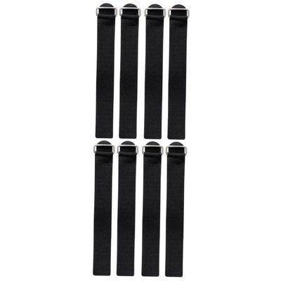CALLARON 8pcs Slip Ice Gripper Straps for Shoes Adjustable Crampons for Hiking Walking and Outdoor Activities Non-Skid Cover for Men Women and Boys and Girls