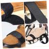 CALLARON 8pcs Slip Ice Gripper Straps for Shoes Adjustable Crampons for Hiking Walking and Outdoor Activities Non-Skid Cover for Men Women and Boys and Girls view 2
