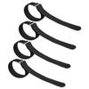 CALLARON 8pcs Slip Ice Gripper Straps for Shoes Adjustable Crampons for Hiking Walking and Outdoor Activities Non-Skid Cover for Men Women and Boys and Girls view 3