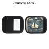 2 Packs Sailboat Map Luggage Handle Wraps for Suitcase Comfort Soft Luggage Handle Covers for Travel view 4