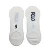 POLO RALPH LAUREN Mens No Show Liner Socks, White, Shoe Size 6-12 1/2 view 1