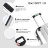 2 Packs Tropical Beach Palms Luggage Handle Wraps for Suitcase Comfort Soft Luggage Handle Covers for Travel view 3