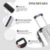 2 Packs Tractor Under Blue Sky and White Clouds Luggage Handle Wraps for Suitcase Comfort Soft Luggage Handle Covers for Travel view 3