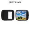 2 Packs Tractor Under Blue Sky and White Clouds Luggage Handle Wraps for Suitcase Comfort Soft Luggage Handle Covers for Travel view 4