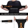 Leukemia Cancer Awareness Cooling Sleeves Uv Protection Arm Sleeves For Outdoor Sports view 4