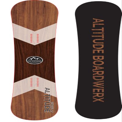 Altitude Adult Seeker 2.2 (Rocker Camber Rocker) SIDEWALL Construction Snowboard (140CM)
