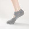 GQABXKDQO 3 Pairs Non Slip Yoga Sock with Grips Pilates Ballet Socks Wicking Perspiration Breathable Socks for Women(3Pairs*Grey) view 3