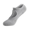 GQABXKDQO 3 Pairs Non Slip Yoga Sock with Grips Pilates Ballet Socks Wicking Perspiration Breathable Socks for Women(3Pairs*Grey) view 4