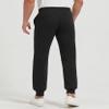 Zylioo Extra Long Sweatpants for Men with Pockets,Jogger for Tall Men 34-36 Inseam,Men's Athletic Pants Tall Black view 2