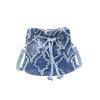 AdiStylinno Women Denim Bucket Bag, Jean Small Crossbody Bags for Women, Fashion Rhombus Shoulder Bag with Drawstring (Light Blue) view 1