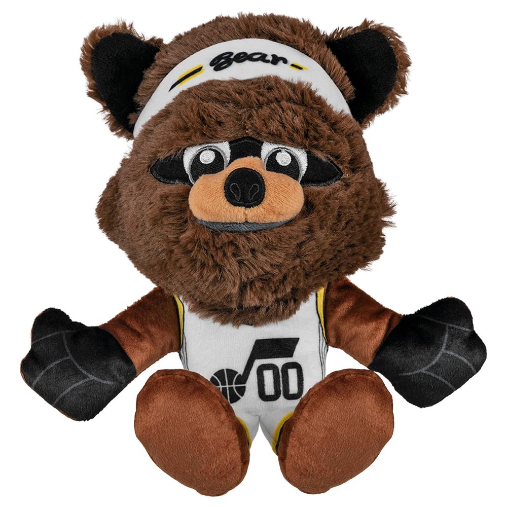 Bleacher Creatures Utah Jazz Jazz Bear Mascot 8" Kuricha Sitting Plush(Association Uniform) - Soft Chibi Inspired NBA Mascot