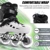 Inline Skates for Kids Girls and Boys, 4 Sizes Adjustable Roller Skates Blades with Full Light Up Wheels for Women Men, Durable Outer Shell, Roller Skates 4-12 Adults view 2