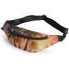 Fanny Pack for Men Women Sunrise Tropical Palm Tree Island Waist Pack Small Belt Bag with Adjustable Strap Waterproof Sling Bag Fashion Crossbody Bag Bum Bag for Travel Hiking Running view 1