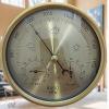 EDCWDTYYEC Barometer Traditional Weather Station Heavy Brass Case Electroplated with Chromium Barometer(D) view 3
