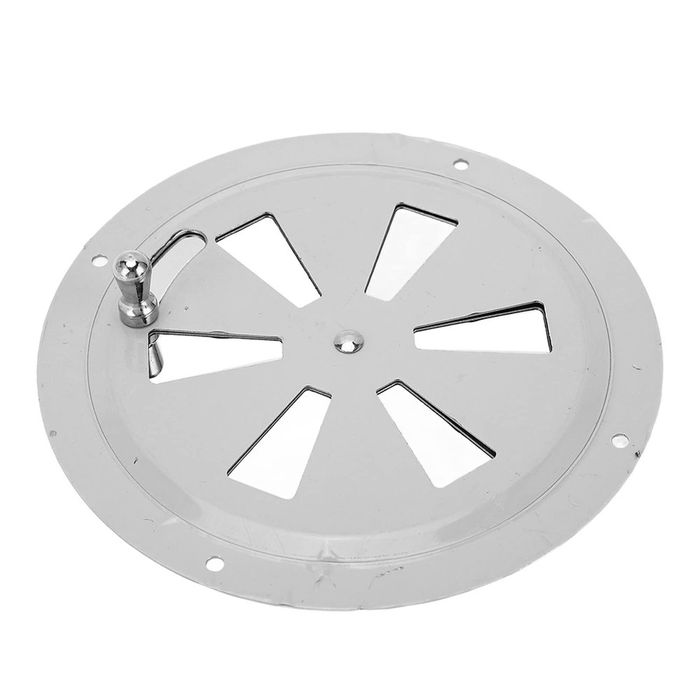 Round Air Vent Louver Cover, 316 Stainless Steel Cabin Ventilation Plate, Vent Air Vent Gill Plate for Marine Yacht