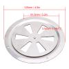 Round Air Vent Louver Cover, 316 Stainless Steel Cabin Ventilation Plate, Vent Air Vent Gill Plate for Marine Yacht view 3