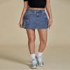 Luvamia Women's Denim Cargo Skirt - Short Jean Pencil Skirt in Blue Tides - Size Large (Fits 12-14) view 4