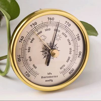 EDCWDTYYEC Barometer Traditional Weather Station Weather Instrument Yacht Ship Sailing Clock Gift Barometer(D)