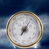 EDCWDTYYEC Barometer Traditional Weather Station Weather Instrument Yacht Ship Sailing Clock Gift Barometer(D) view 3