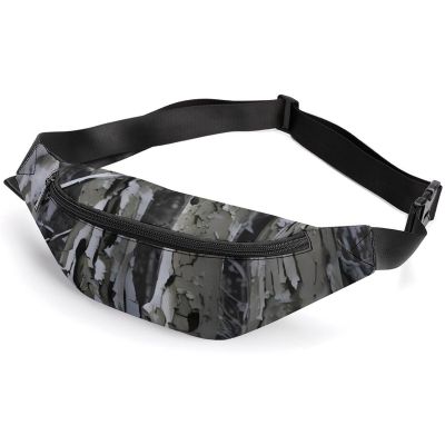 Fanny Pack for Men Women Cold Tree Camouflage Waist Pack Small Belt Bag with Adjustable Strap Waterproof Sling Bag Fashion Crossbody Bag Bum Bag for Travel Hiking Running