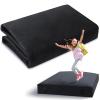 Maasechs 5' x 5' or 3' x 4' Cover Replacement for Crash Pad, Sensory Crash Pads Cover for Kids and Adult, Durable and Safe, Machine-Washable, Pads Sheet Only(Dark Gray,5' X 5') view 1