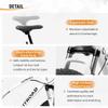 Betterland 26 Inch Bicycle Wheels, Fat Tire Mountain Bike, 21-Speed with Dual Front Suspension, High Carbon Steel Frame with Double Disc Brake and Anti-Slip Bicycle for Adults and Teenagers (FT-White) view 3