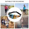 Fanny Pack for Men Women Colorful with Butterfly Waist Pack Small Belt Bag with Adjustable Strap Waterproof Sling Bag Fashion Crossbody Bag Bum Bag for Travel Hiking Running view 3