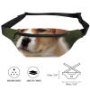 Fanny Pack for Men Women Cute Puppy Dog Waist Pack Small Belt Bag with Adjustable Strap Waterproof Sling Bag Fashion Crossbody Bag Bum Bag for Travel Hiking Running view 2