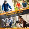 Bike Seat Noseless Wide Bicycle Seat for Women Men, Bike Seats Cushion Comfort for Big Butt, Multiple Fit Saddle for Peloton, Electric, Exercise, Cruiser Bikes view 3