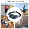Fanny Pack for Men Women Modern Silk Threads Cloverleaf Filigree Waist Pack Small Belt Bag with Adjustable Strap Waterproof Sling Bag Fashion Crossbody Bag Bum Bag for Travel Hiking Running view 3