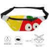 Fanny Pack for Men Women Cartoon Vegetable Fruit Waist Pack Small Belt Bag with Adjustable Strap Waterproof Sling Bag Fashion Crossbody Bag Bum Bag for Travel Hiking Running view 2