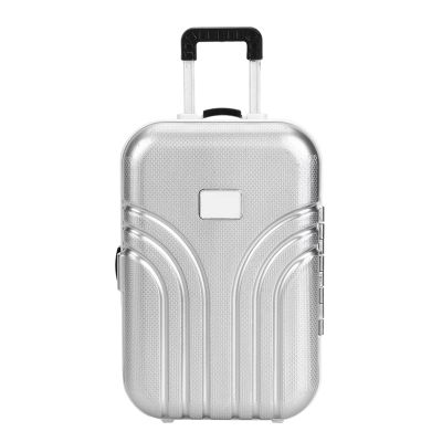 lihsong Baby Suitcase Toy Cute Plastic Rolling Suitcase Mini Luggage Box (Silver)