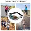 Fanny Pack for Men Women Feather Flower Waist Pack Small Belt Bag with Adjustable Strap Waterproof Sling Bag Fashion Crossbody Bag Bum Bag for Travel Hiking Running view 3
