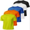 5 Pack Mens Short Sleeve Quick Dry Active Athletic T Shirt Running Gym Workout Tee Tops view 1