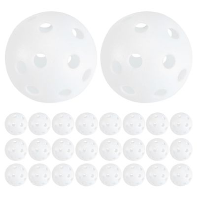 Happyyami 30pcs Golf Hollow Training Balls Durable Plastic Practice Balls for Swing Training Indoor and Outdoor Use for Boys and Girls and Adults Fun Golf Toy for Skill Development
