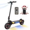 iScooter Electric Scooter, 1000W E Scooter, 50 Miles Long Range & 38 MPH Top Speed, 10" Off-Road Vacuum Tire Scooter for Adults with Turn Signals, Double Braking Systems, APP and Storage Bag view 1