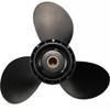 AQUAMAN OEM 10 1/2x11 with Hardware Kits Propeller Fit BRP Johnson Evinrude OMC Stern Drive 15/20/25/30/35 HP 14 Spline Tooth view 3