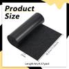 BENECREAT 12 Inch x 13 Ft Black Boat Trailer Bunk Carpet Polyester Marine Carpeting Dust Proof for Home, Office, Boat Lift Bunk, Hotels Decoration, Car Trunk Liner, 2mm Thick view 2