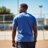 5 Pack Mens Short Sleeve Quick Dry Active Athletic T Shirt Running Gym Workout Tee Tops view 3