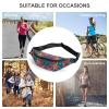 Fanny Pack for Men Women Bohemian Psychedelic Peacock Mandala Waist Pack Small Belt Bag with Adjustable Strap Waterproof Sling Bag Fashion Crossbody Bag Bum Bag for Travel Hiking Running view 3