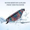 Fanny Pack for Men Women Bohemian Psychedelic Peacock Mandala Waist Pack Small Belt Bag with Adjustable Strap Waterproof Sling Bag Fashion Crossbody Bag Bum Bag for Travel Hiking Running view 4