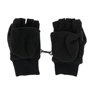 Girl's 4-7 Winter Fleece Convertible Fingerless Glove to Mitten