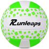 Runleaps Volleyball, Waterproof Indoor Outdoor Volleyball for Beach Game Gym Training (Official Size 5,Green)
