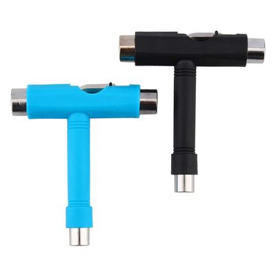 equlup Skateboard Tool, All in 1 Key T Tool Skateboard Tool Skate Wrench Adjusting Tools Wrench Screwdriver Portable Tool for Skateboard Long Board