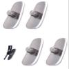 Betterun 2 Pairs Metal Replacement Nose Pads for Oakley Tincup OX3184/Conductor 6 OO4106/Conductor 8 OO4107/Savitar OO6047 view 2