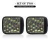 2 Packs Many Zombies Luggage Handle Wraps for Suitcase Comfort Soft Luggage Handle Covers for Travel view 2