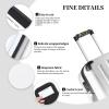 2 Packs Many Zombies Luggage Handle Wraps for Suitcase Comfort Soft Luggage Handle Covers for Travel view 3