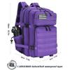Lovelinks21 45L Tactical Assault Backpack 3 day assault pack with Molle Waterproof backpack Rucksack for Tactical Backpacks (Purple) view 2
