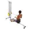 Eleeferri Folding Power Rack with LAT, Multifunctional Power Cage with Pulley, Pulling / Lifting/ Rowing for Bicep Tricep Shoulder Chest Back Weight Lifting Home Gym Strength Training Equipment view 1