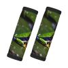 2 Packs Peace Tree Frogs Luggage Handle Wraps for Suitcase Comfort Soft Luggage Handle Covers for Travel view 1